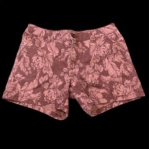 a.n.a Women’s Mid-Rise Twill Floral Shorts